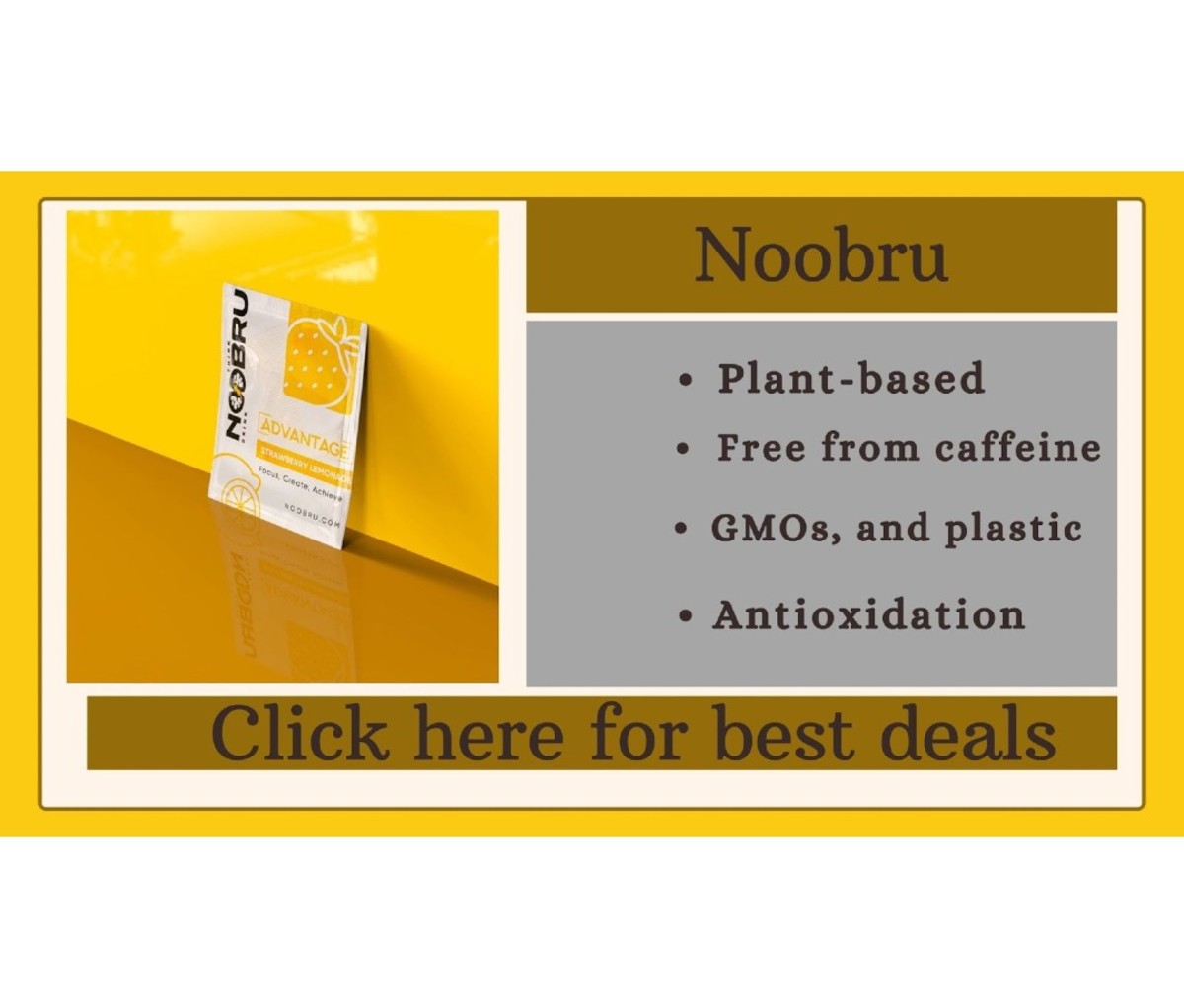 Noobru: Brain Health Supplements For Productivity & Focus