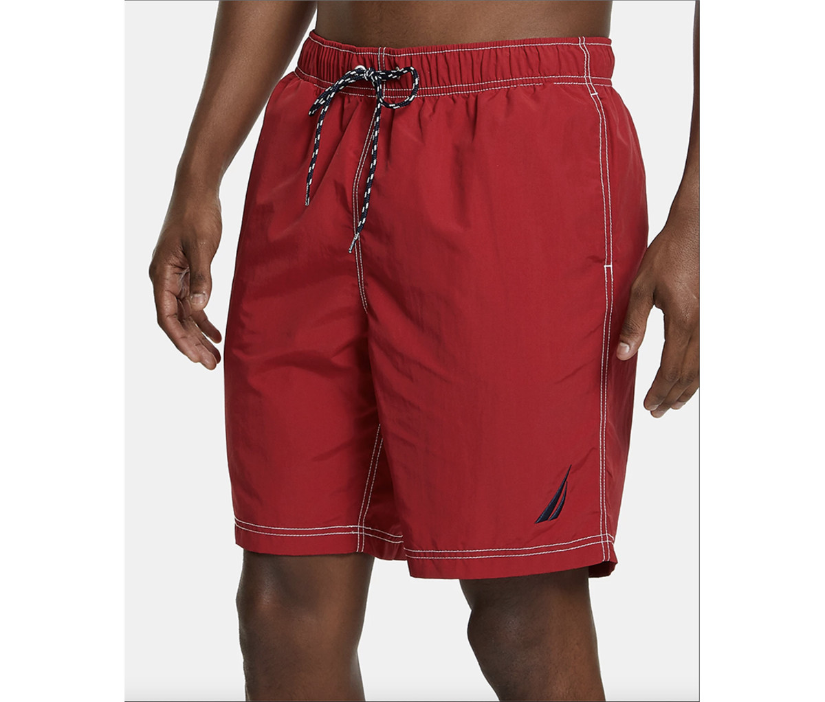 Nautica Quick Dry Nylon 8" Swim Trunks