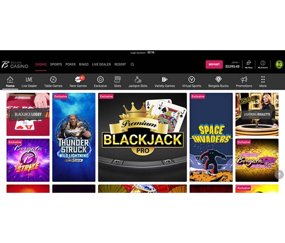 Borgata (Borgata Hotel & Casino, New Jersey) - Best VIP Program of any Online Casino for Travelers