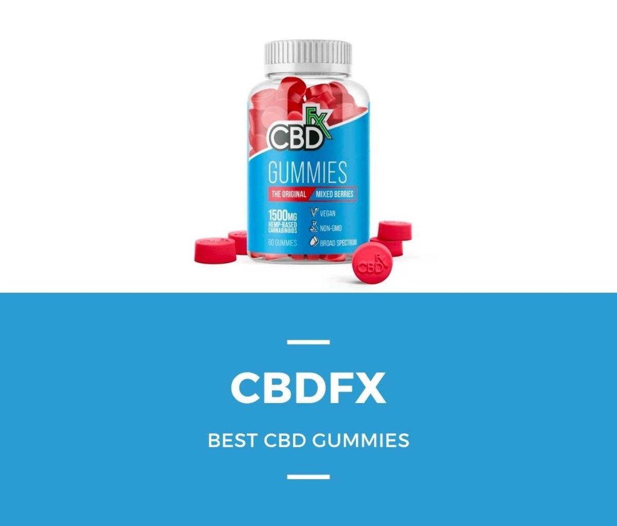 CBDfx – Overall Best CBD Gummies for Pain and Recovery