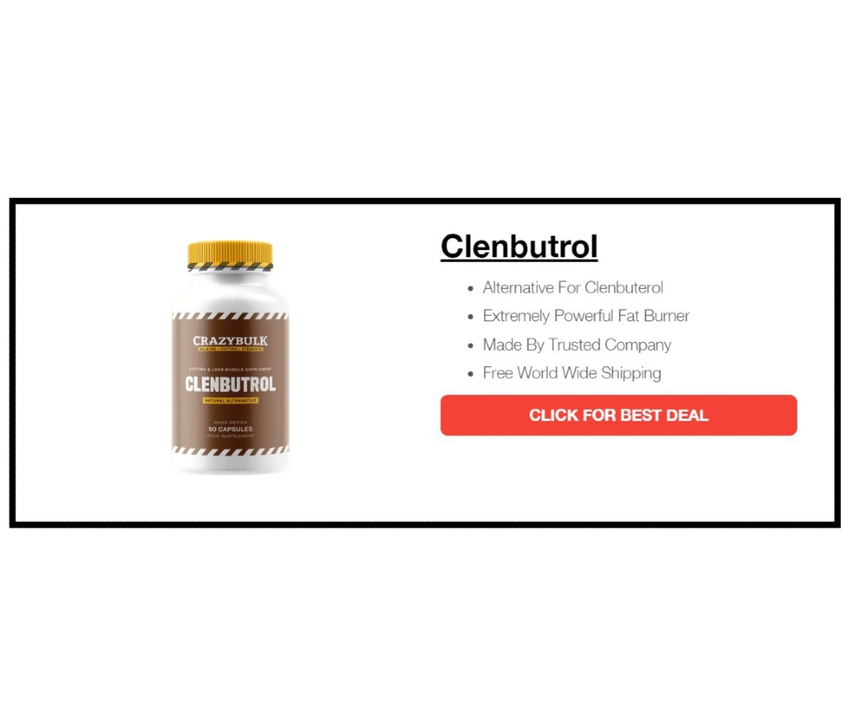 Clenbutrol – Best for Cutting