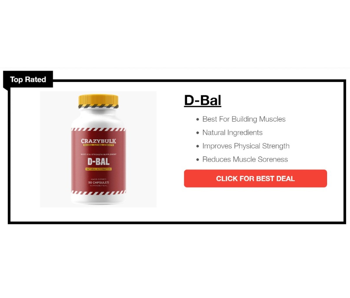 D-Bal – Top-Rated, Strongest Overall & Editor’s Pick