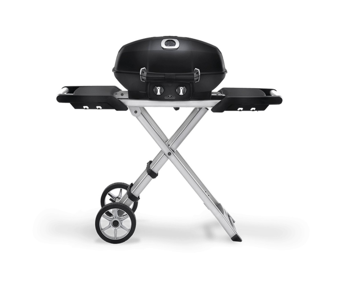 Fire up a feast even if you don't have a backyard with the Napoleon TravelQ portable gas grill.