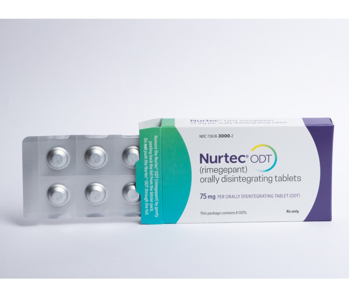 Box of pills in plastic