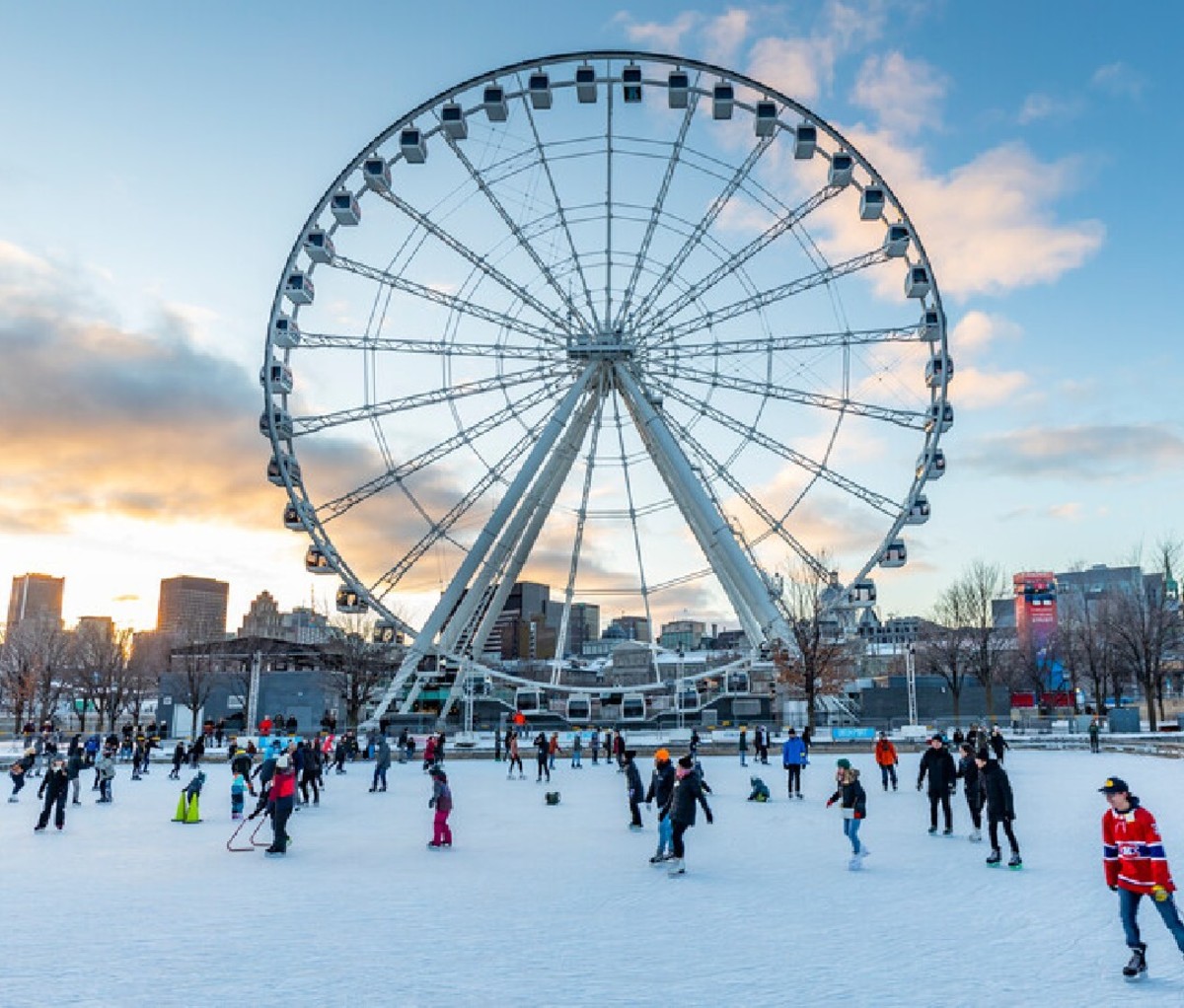 The Grand Roue in Old Montreal