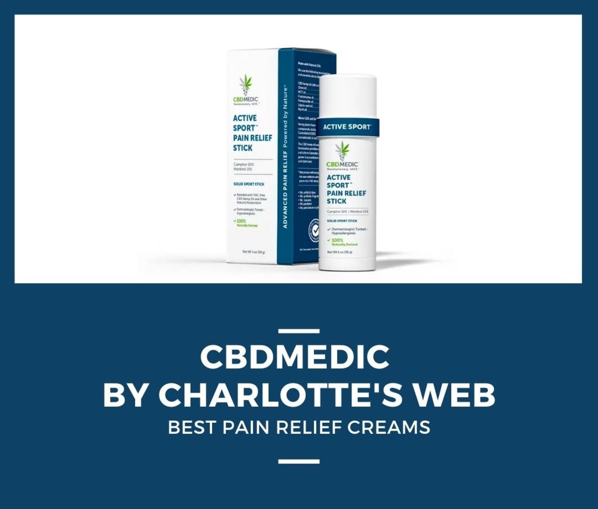 Charlotte's Web Active Sport Pain Relief Stick