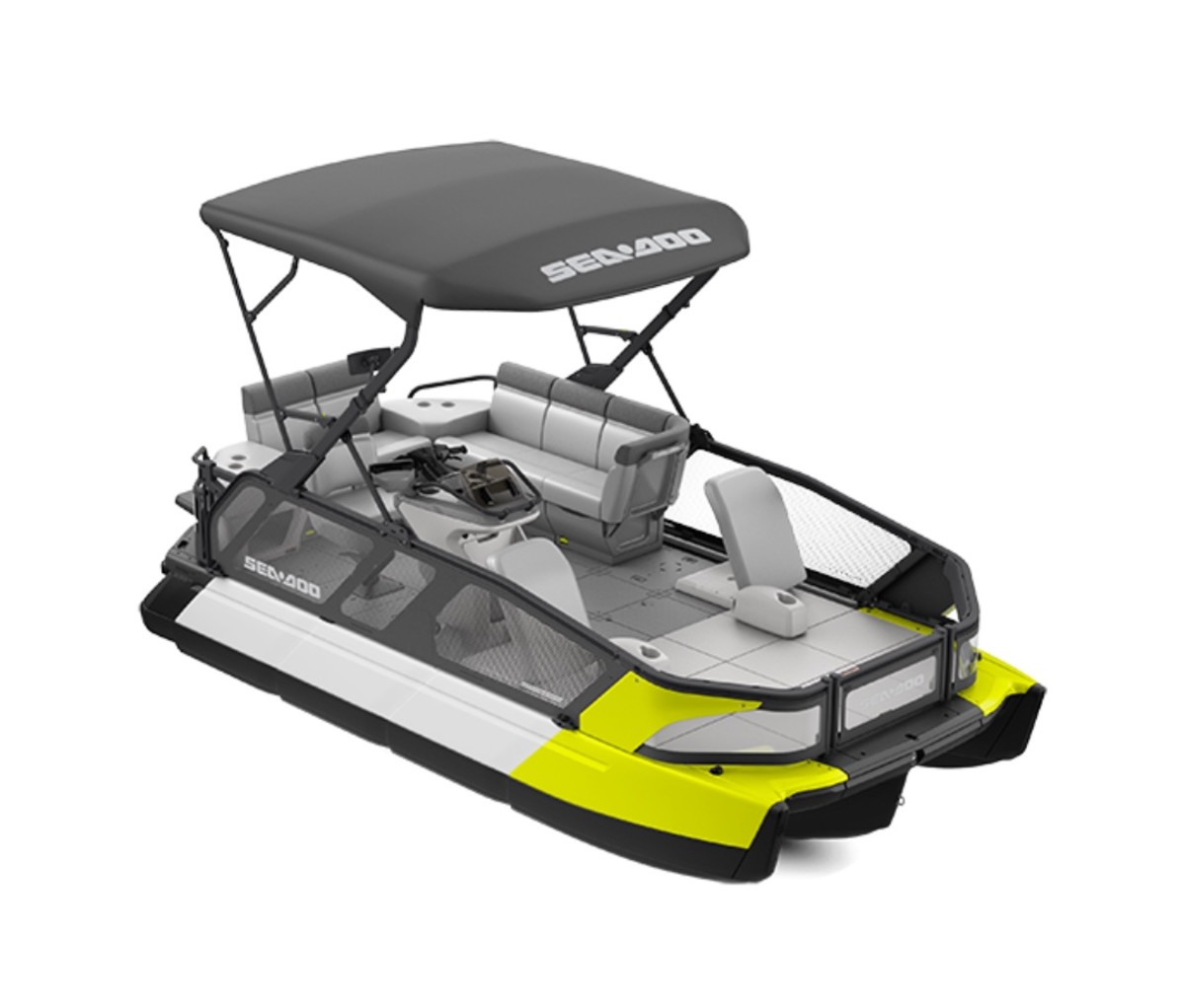 Change your perceptions of what a pontoon boat is with the new Sea-Doo Switch.