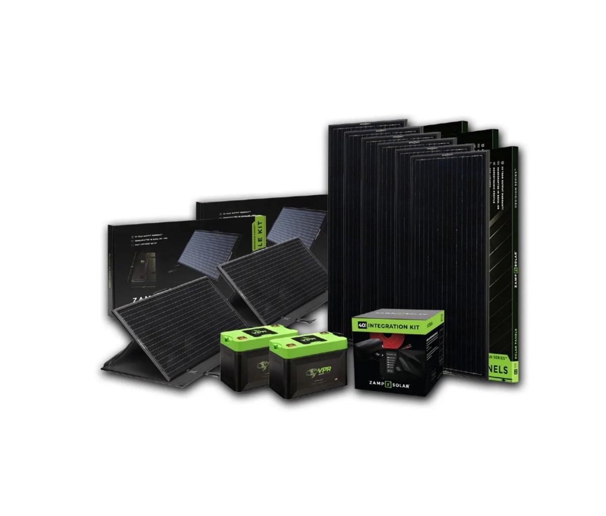 Stay powered on in the backcountry with a Zamp solar kit.
