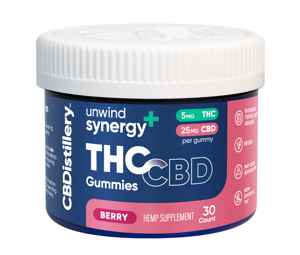 CBDistillery Unwind + Synergy Gummies