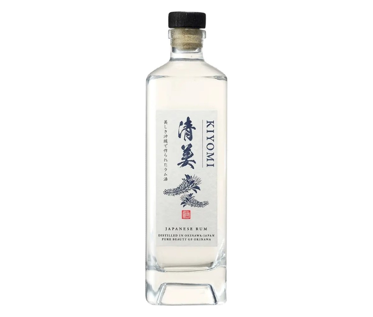 A bottle of Kiyomi Japanese Rum