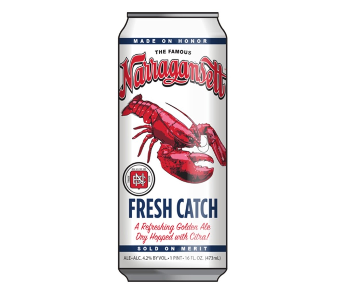 A can of Narragansett Fresh Catch