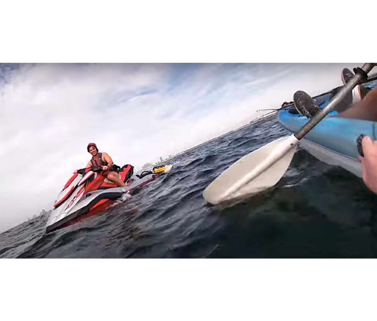 Christian had been in the water for more than an hour when the life guard PWC arrived.