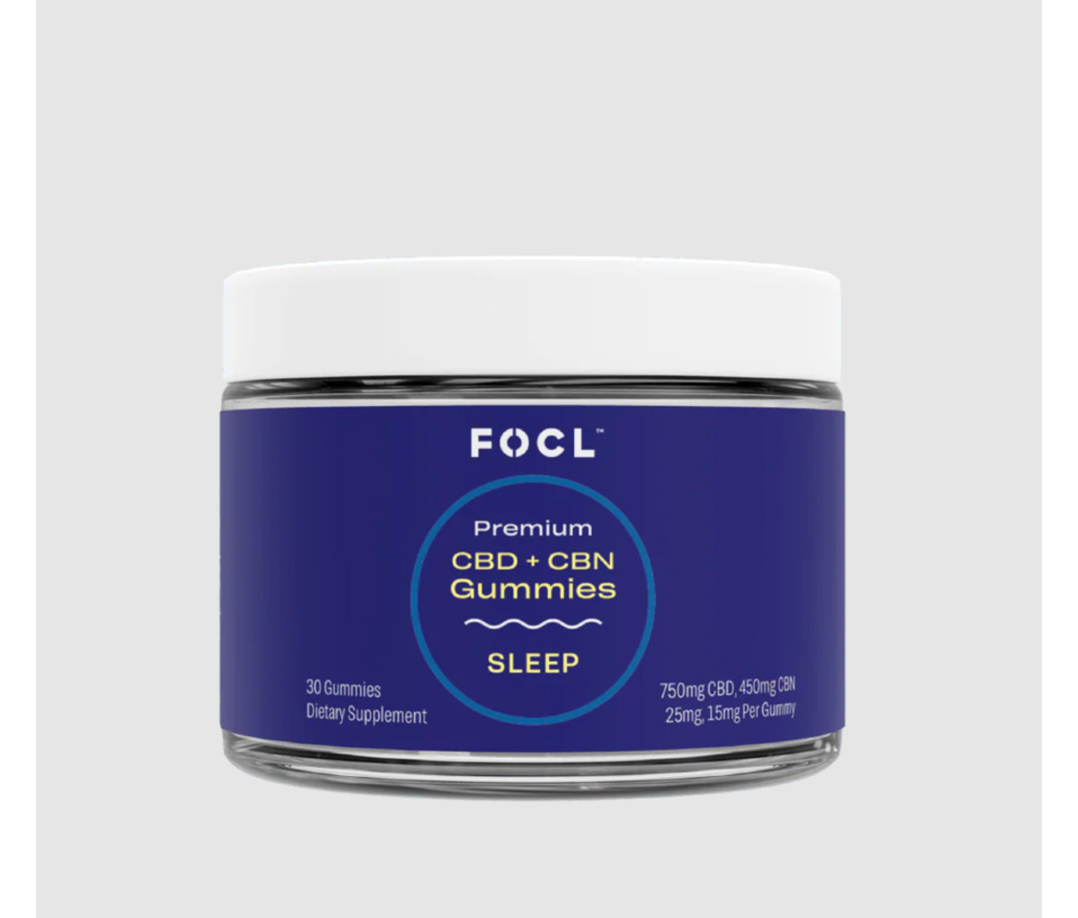FOCL CBD + CBN Premium Sleep Gummies