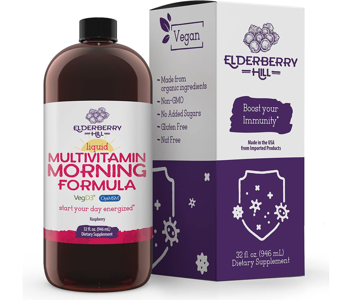 Elderberry Hill Liquid Morning Multivitamin