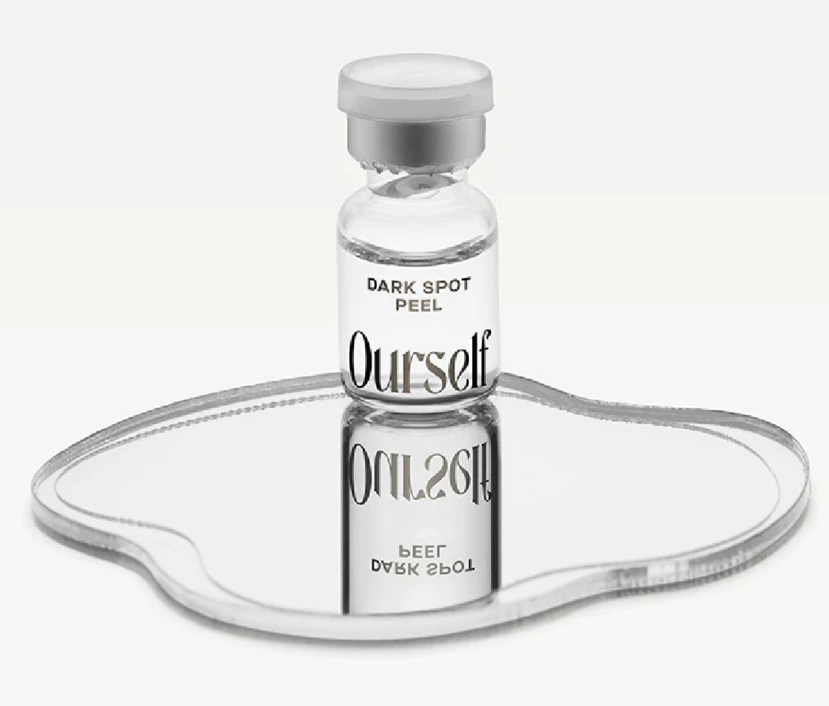 Clear small bottle of Ourself 34% Glycolic Brightening Peel