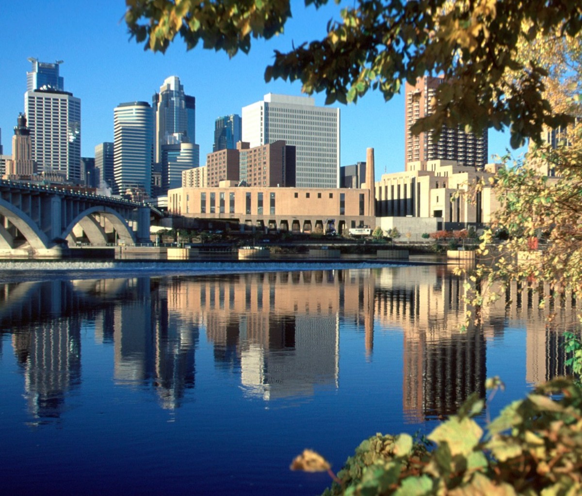 View of the Minneapolis skyline