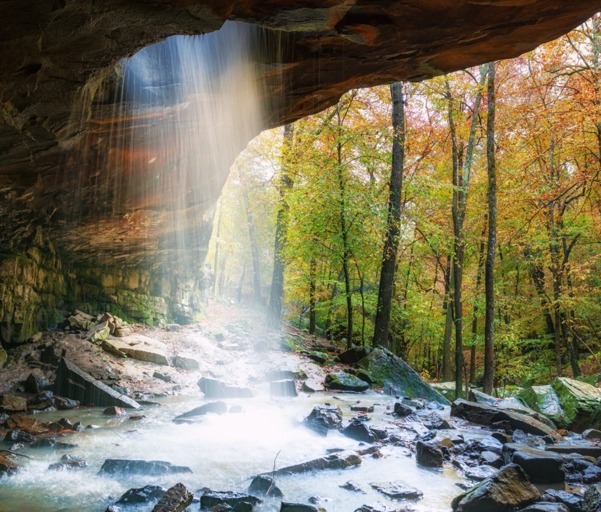 Ozark National Forest Glory Hole Falls