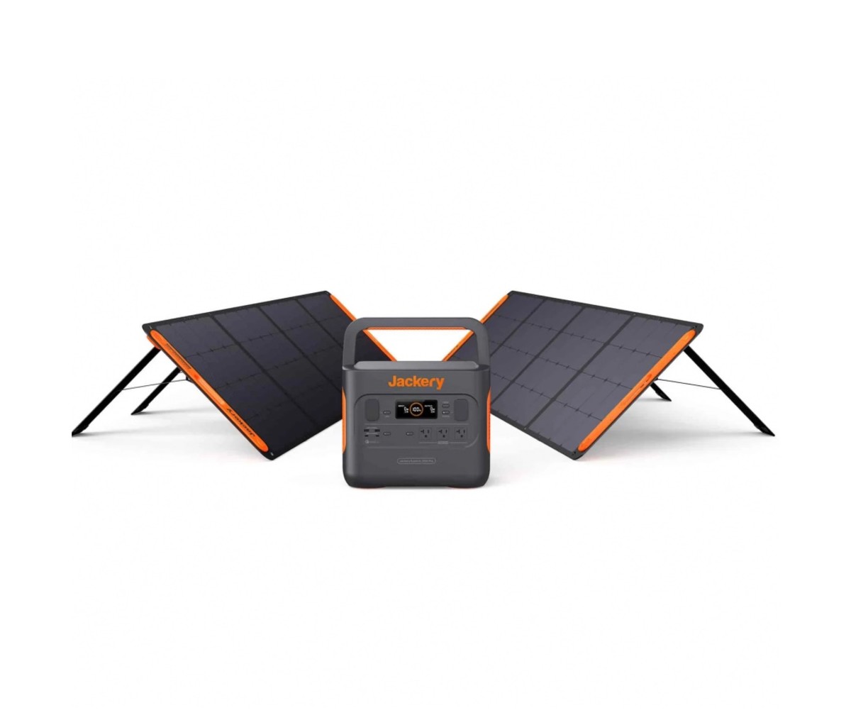 Power Power up big appliances after a storm with the Jackery Solar Kit.up big appliances with the Jackery Solar Kit.