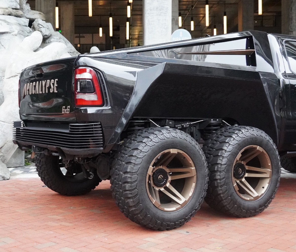 Apocalypse's Juggernaut 6x6 has serious on and off road chops.