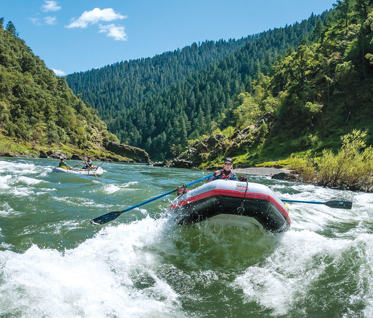 Whitewater rafting