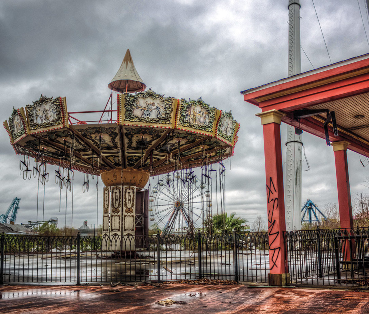 Abandoned amusement park 