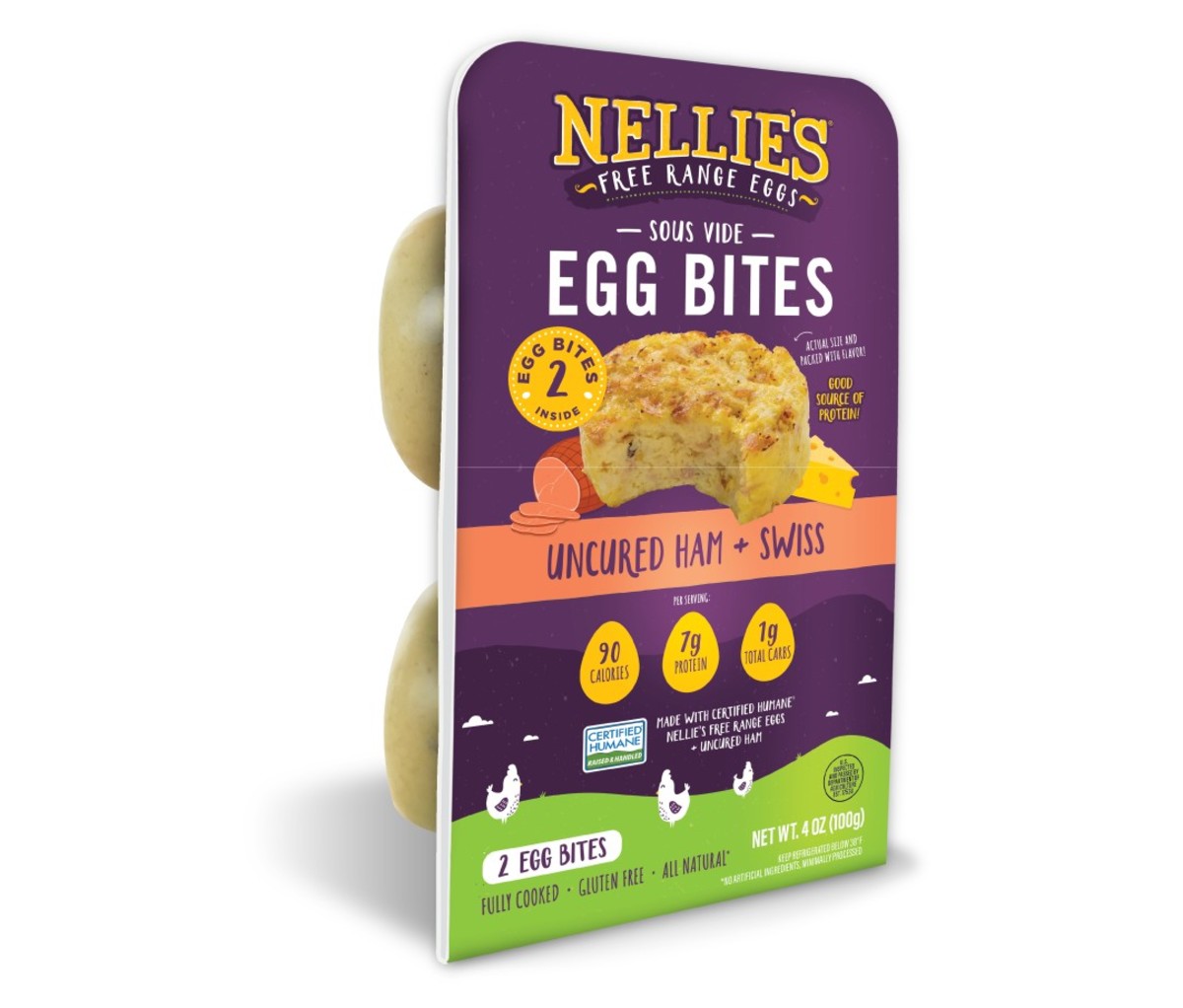 Package of Nellie’s Free Range Sous Vide Egg Bites