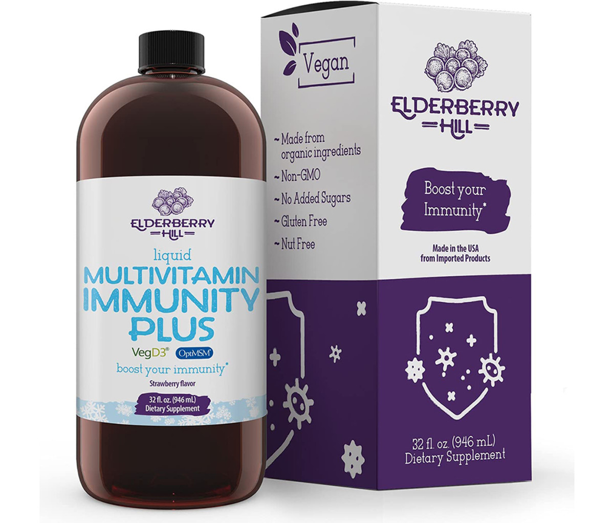 Elderberry Hill Organics Vegan Liquid Multivitamin