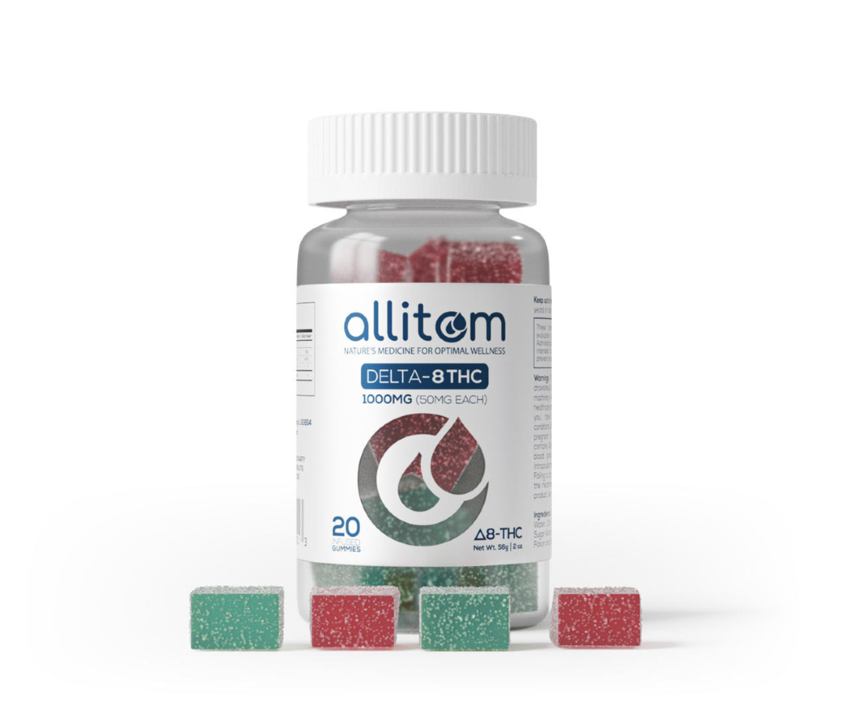 Allitom Delta 8 THC Vegane Fruchtgummis