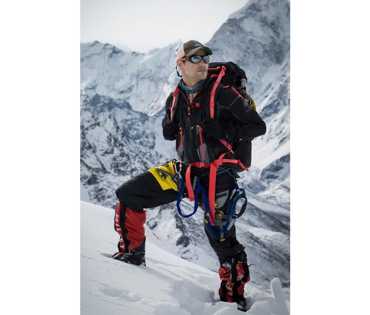 Elia Saikaly climbing Mt. Everest