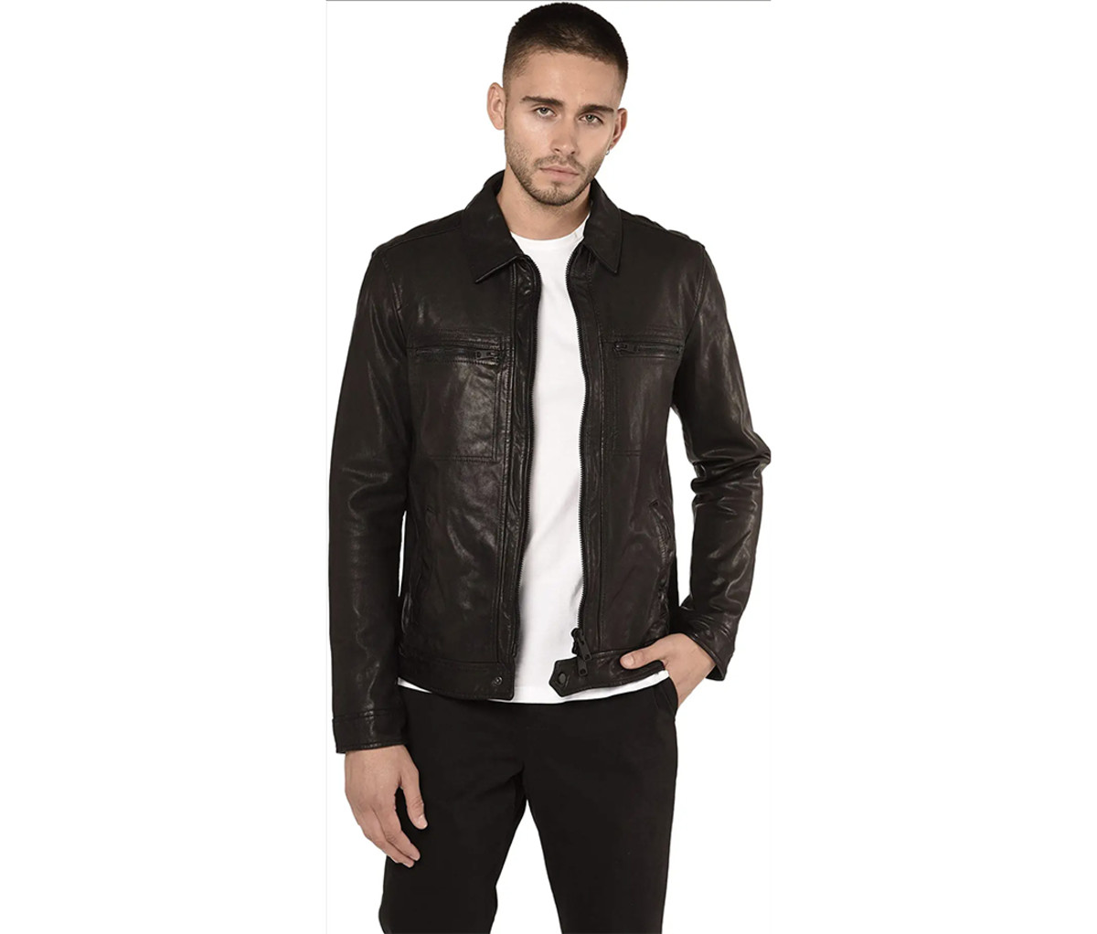 AllSaints Lark Leather Jacket