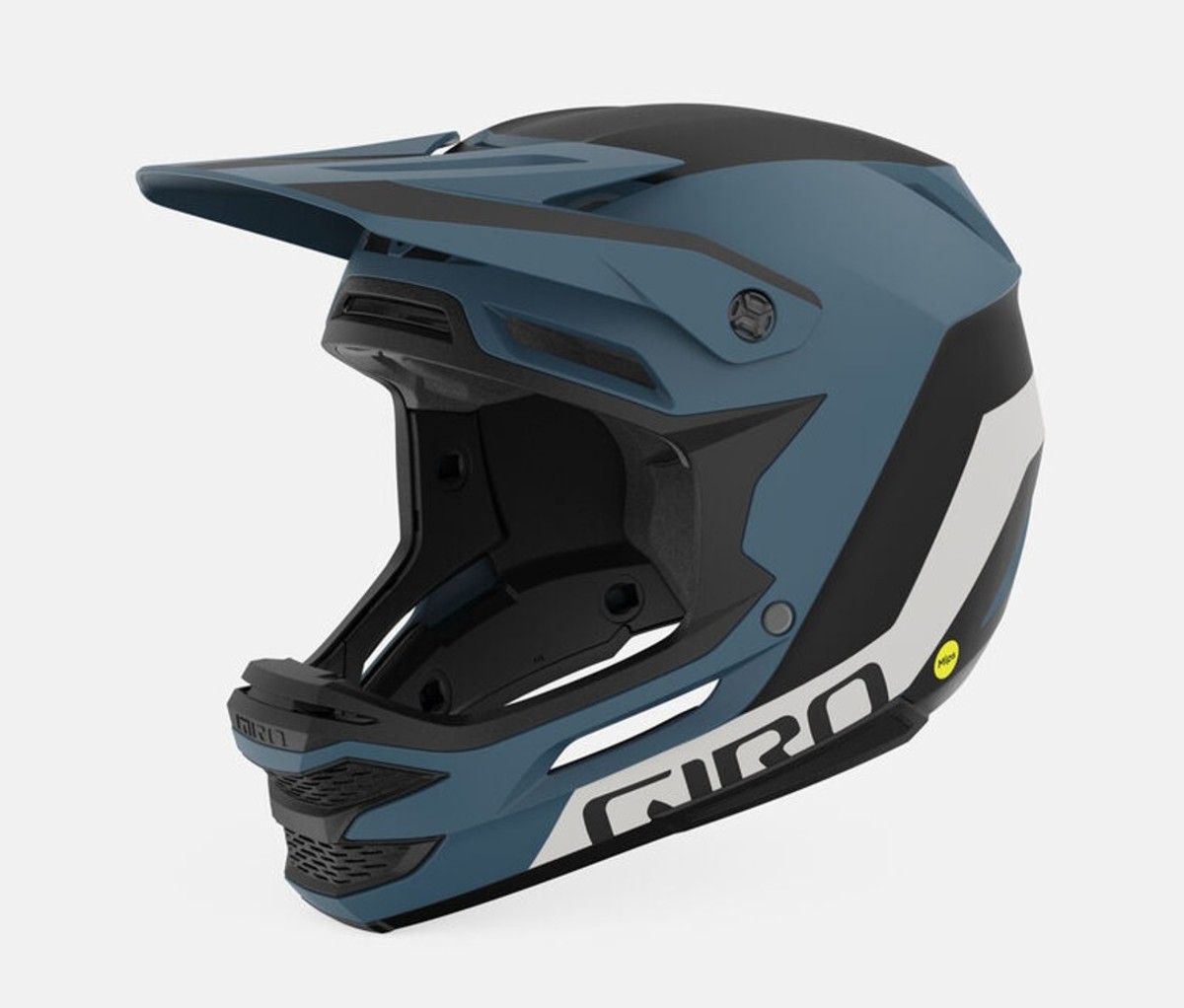 Navy and black Giro helmet