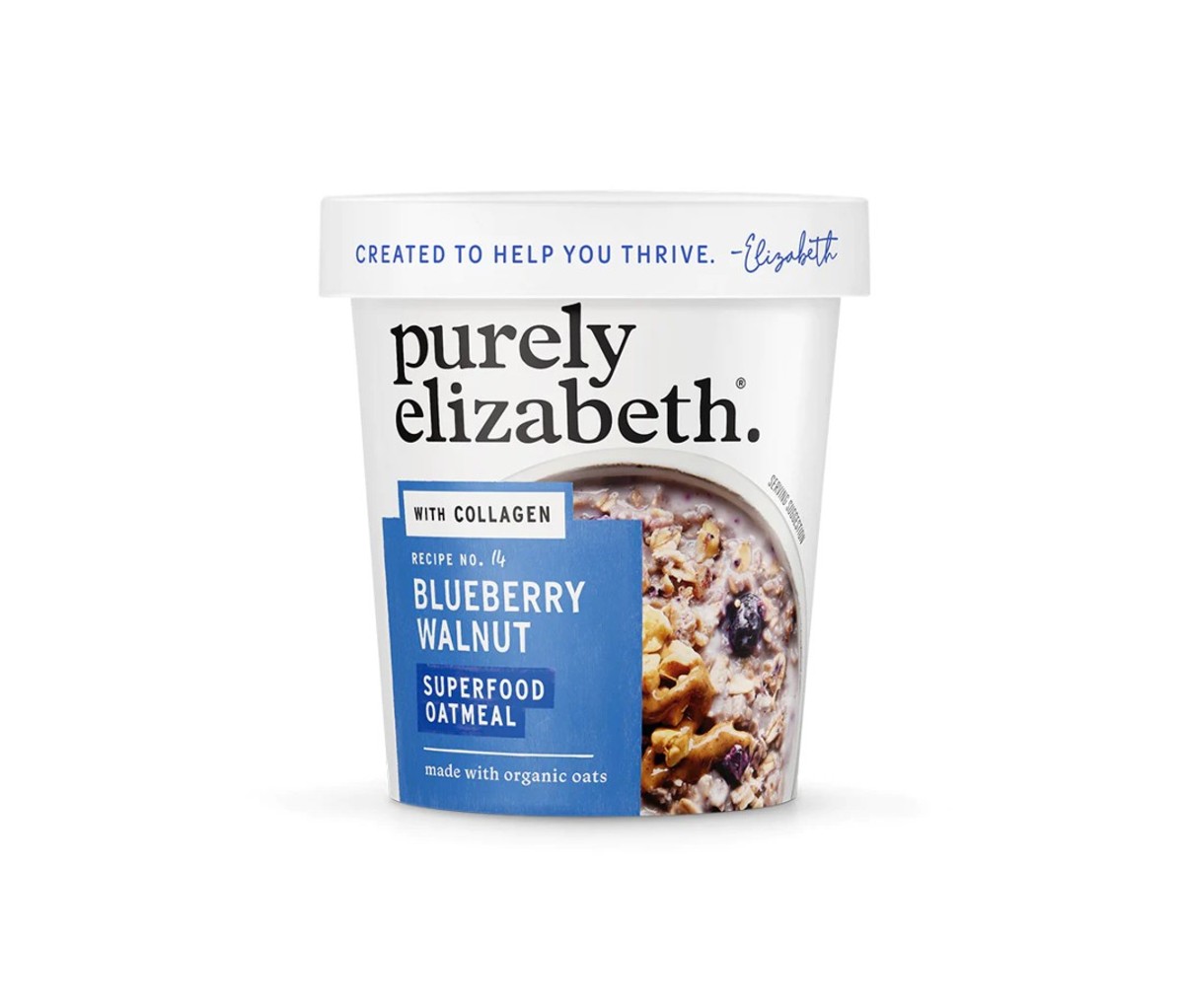 Purely Elizabeth Blueberry Walnut Superfood Oat Cup with Collagen