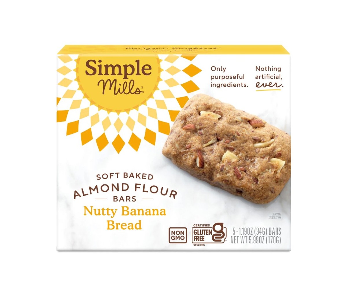 Simple Mills Nutty Banana Bread Soft Baked Bars