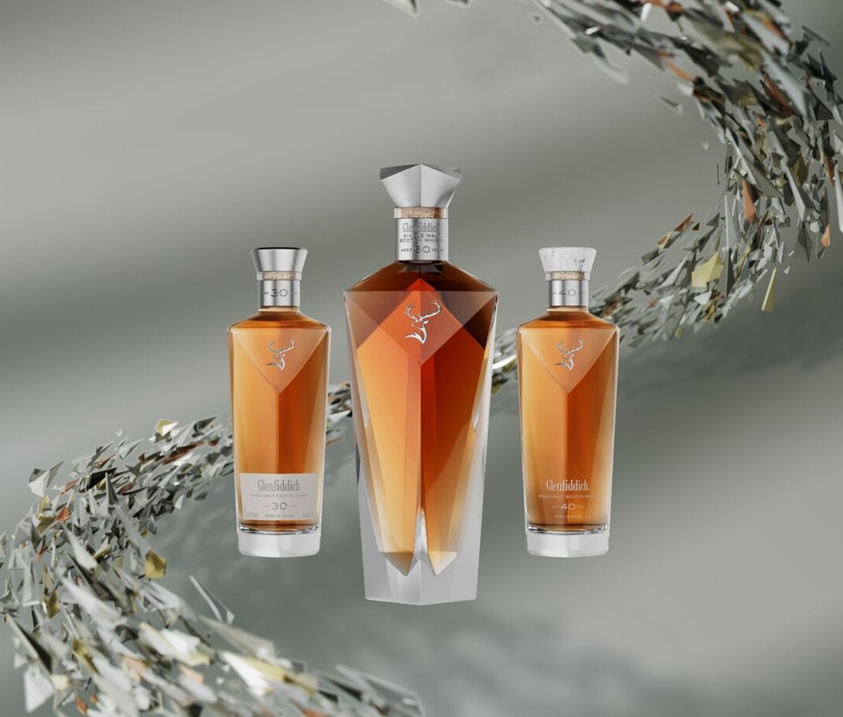 Trio of whiskey
