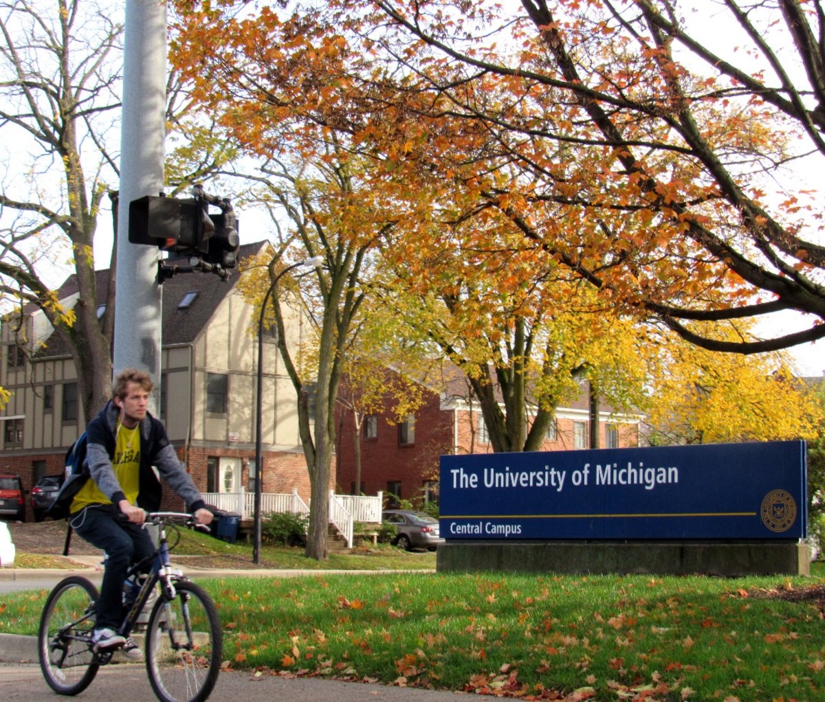The University of Michigan campus in Ann Arbor