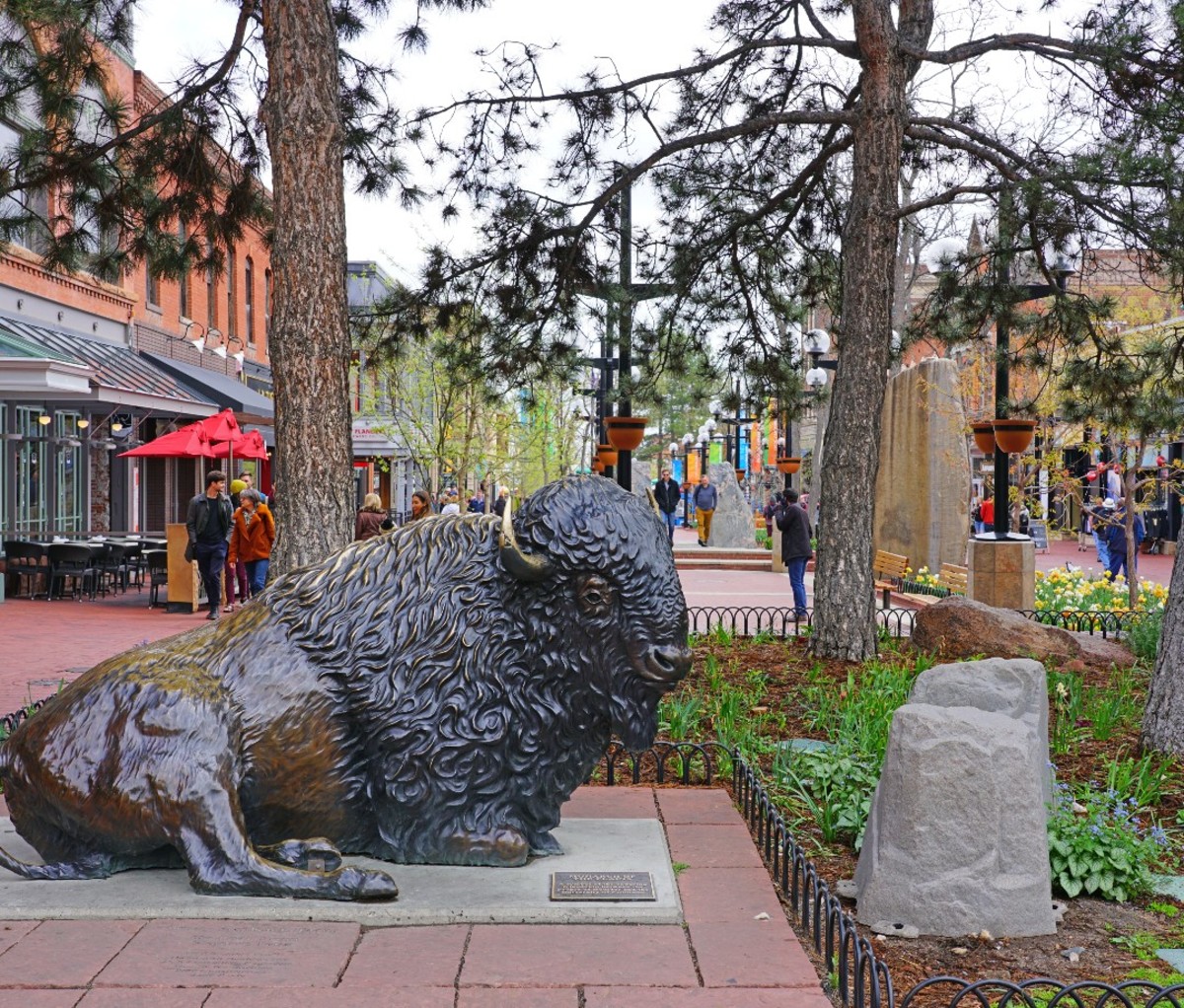 Pearl Street in Boulder, Colorado