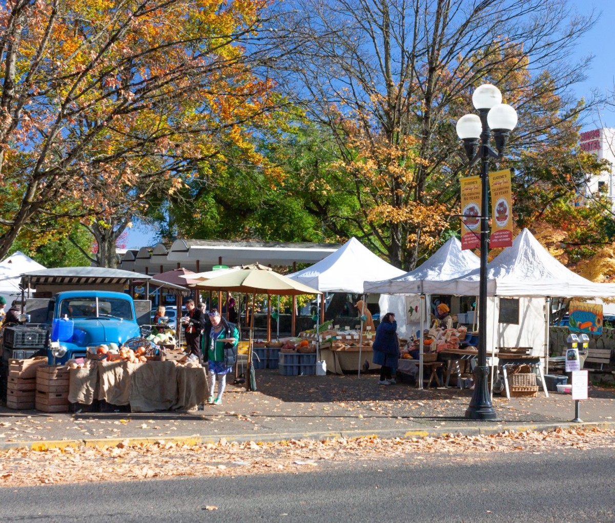 A farmer's market in Eugene, Oregon