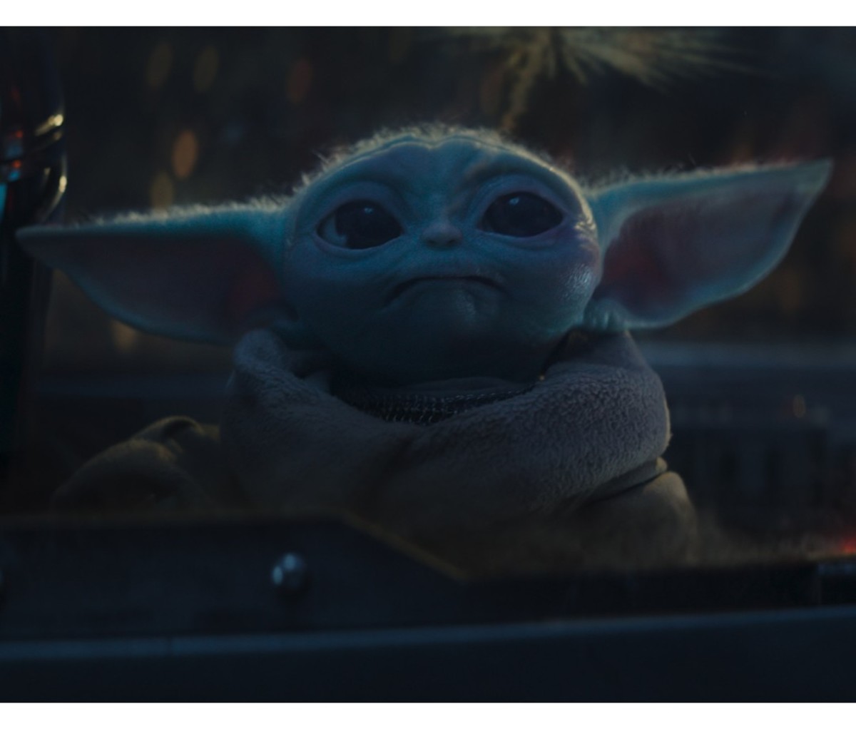 Grogu in Lucasfilm's THE MANDALORIAN, season three, exclusively on Disney+. ©2022 Lucasfilm Ltd. & TM. All Rights Reserved.