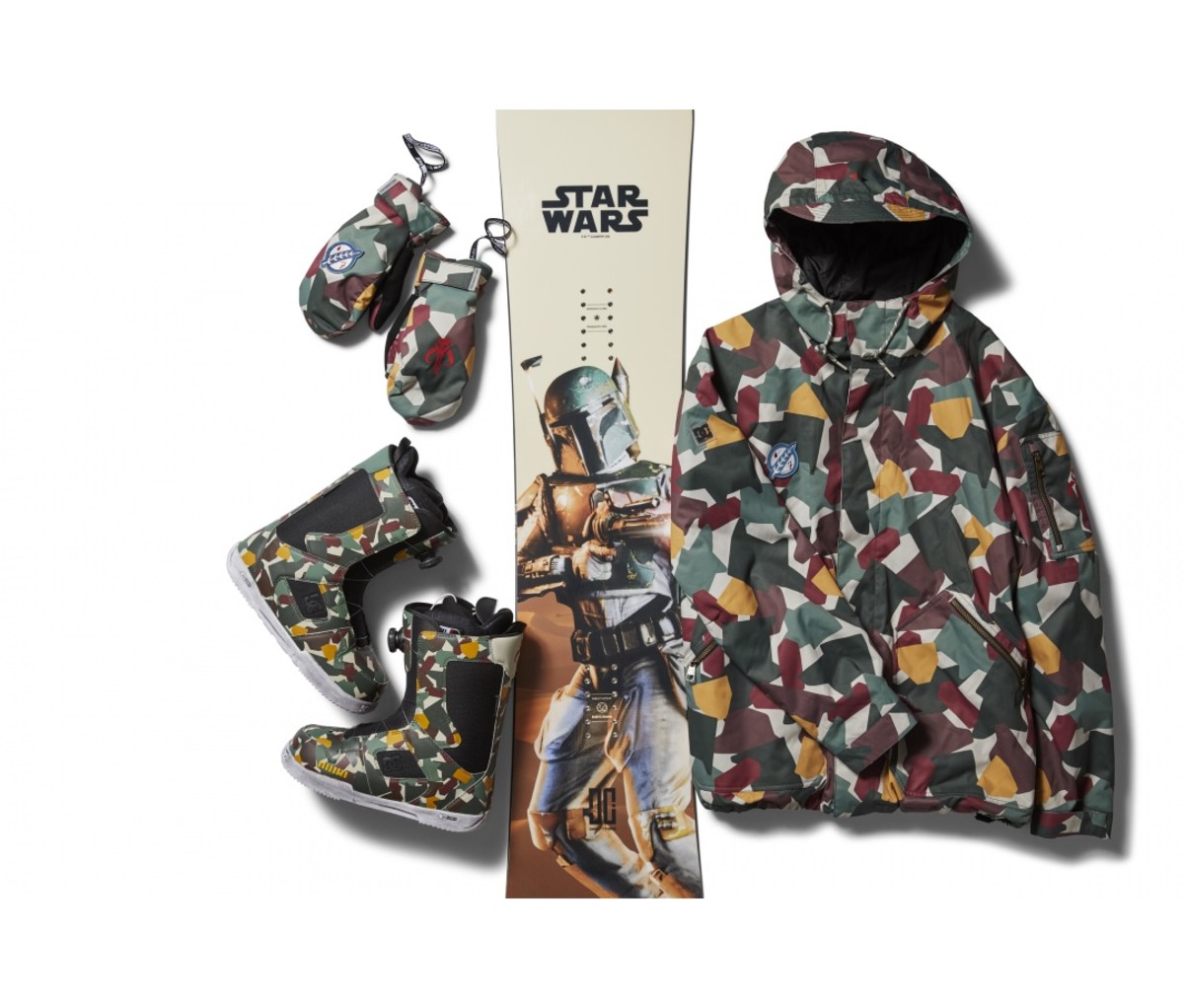DC Shoes and Star Wars now have a cool new collection of snowboarding gear.