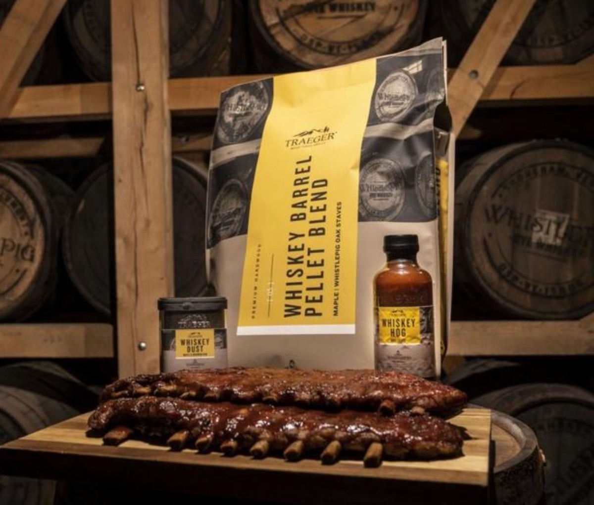 Set yourself up for some awesome fall grilling and sipping with the WhistlePig x Traeger collab.