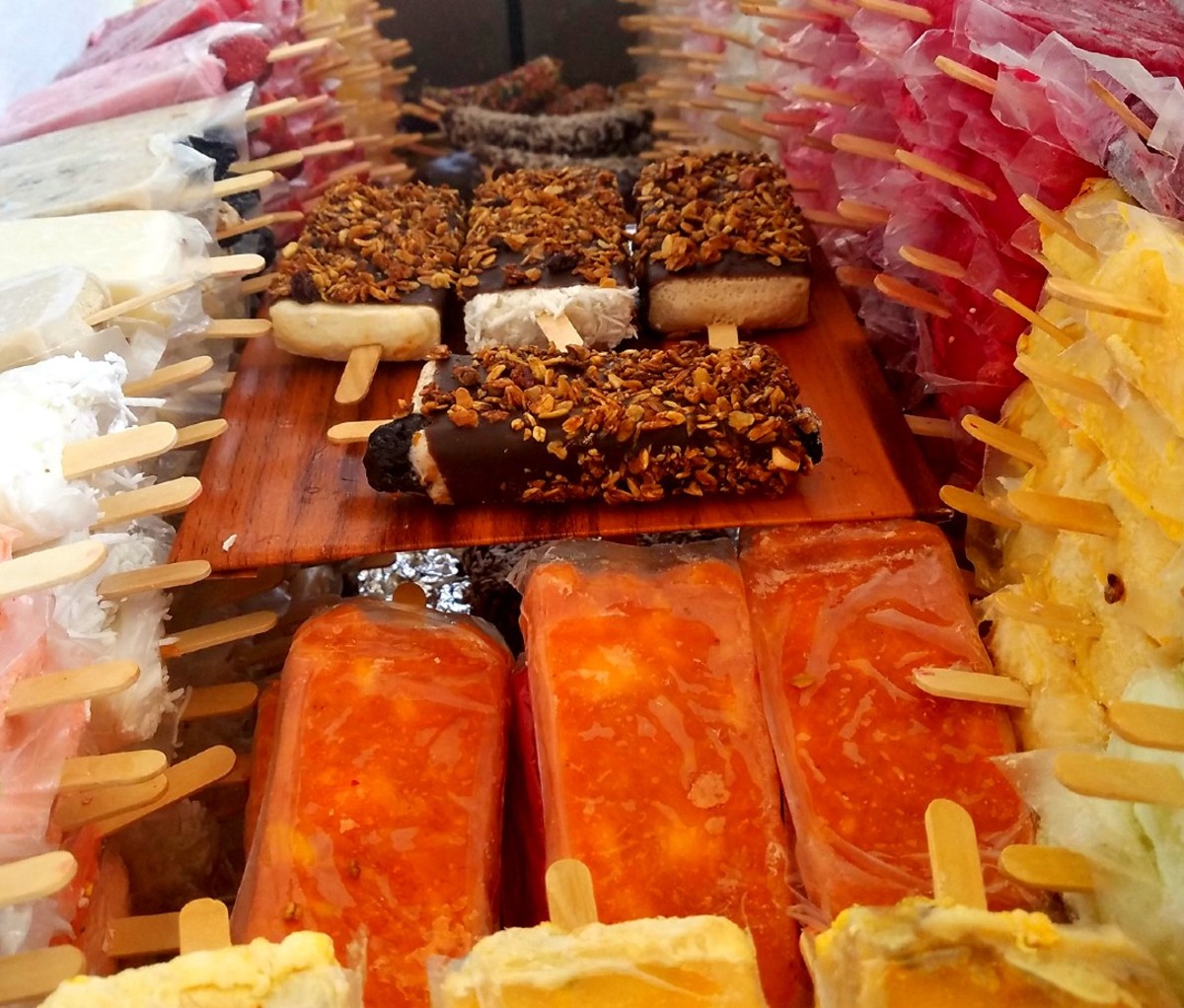 Ice pops at La Michoacana