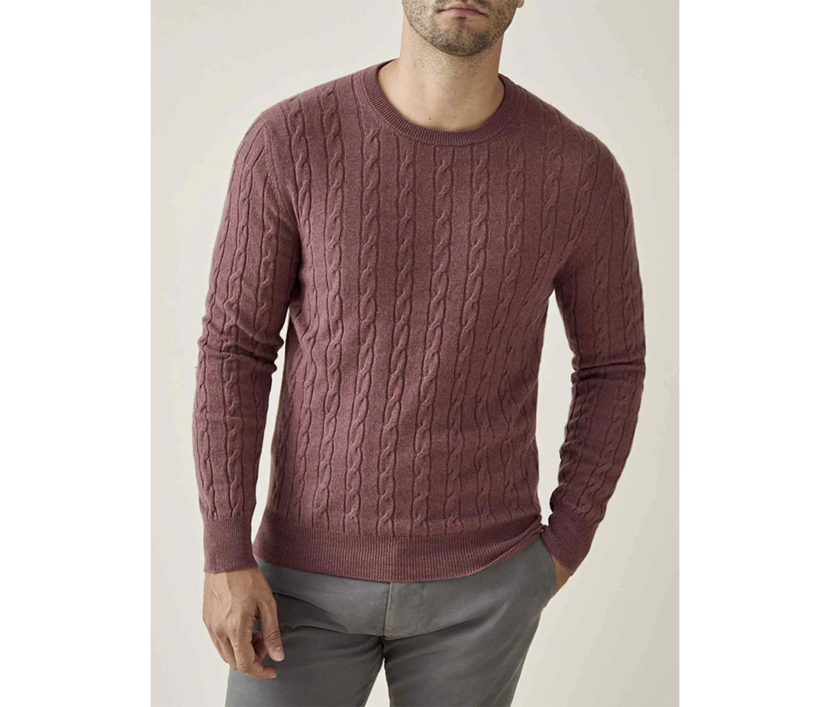 Luca Faloni Pure Cashmere Cable Knit