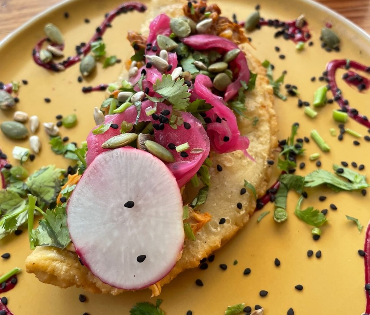 The taco de nada at Macareno