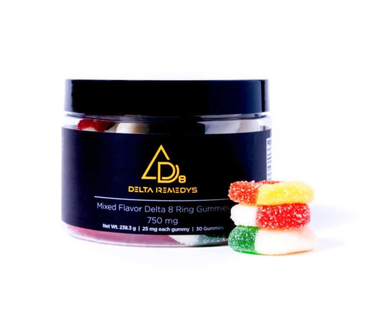 Delta Remedy's Delta-8 THC Ring Gummies