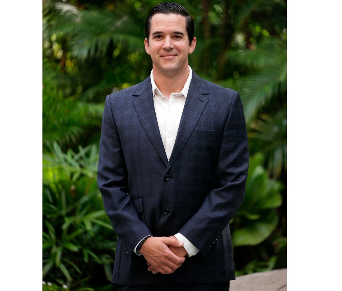 US military veteran Andy Stumpf in a suit.