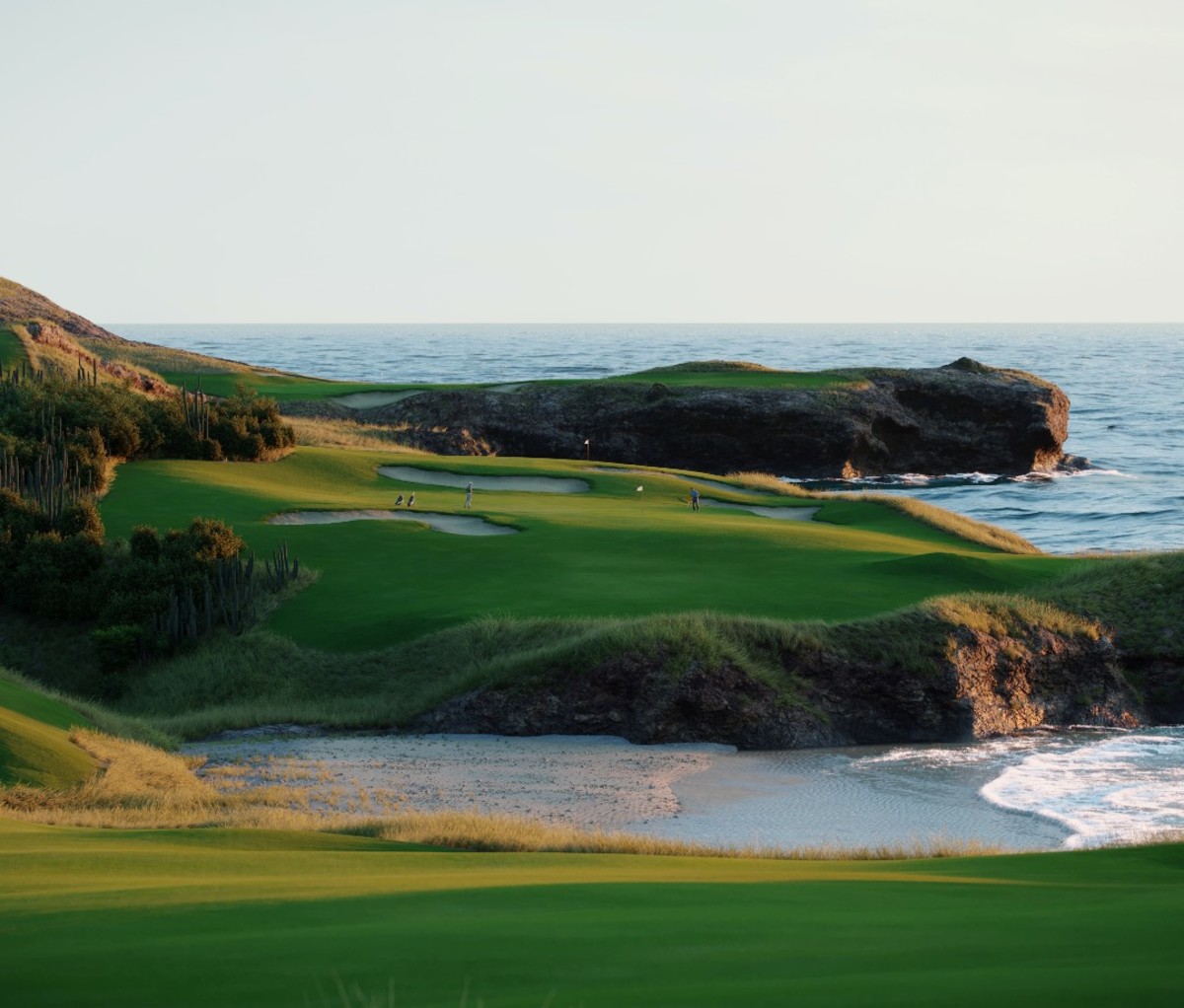 A rendering of the golf course at the Cabot Saint Lucia