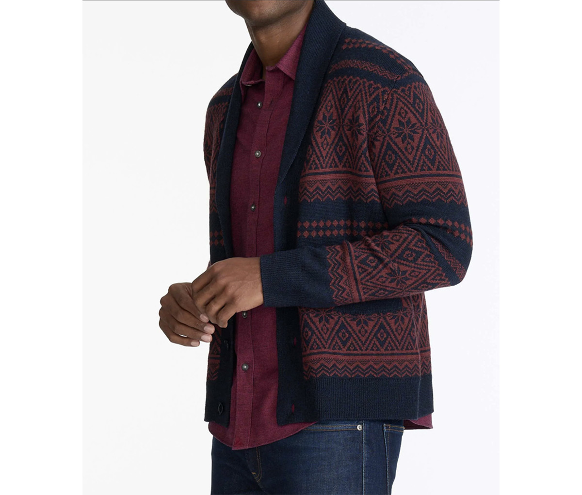 Fair Isle Cardigan Sweater