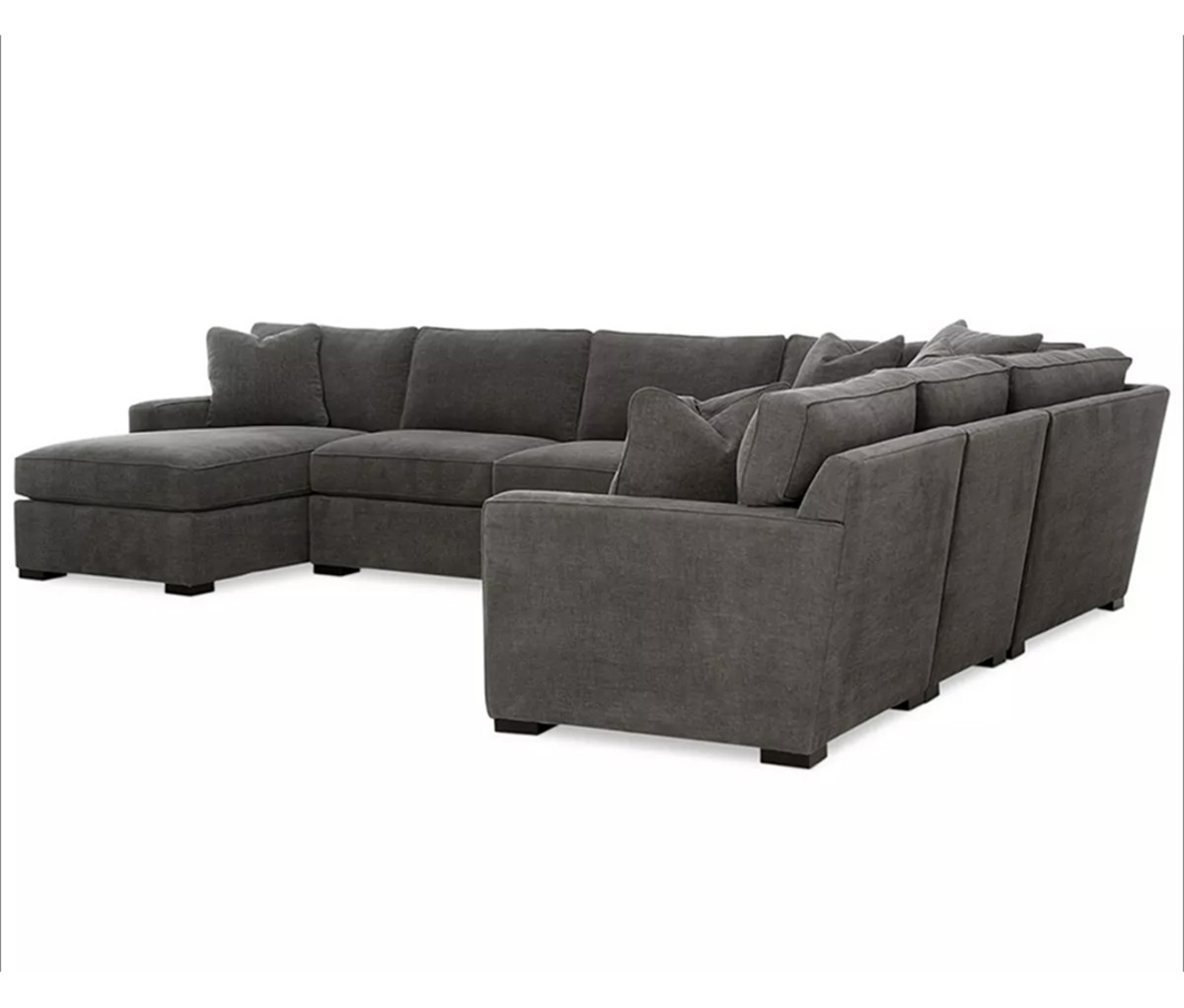 Radley 5-Piece Fabric Chaise Sectional Sofa