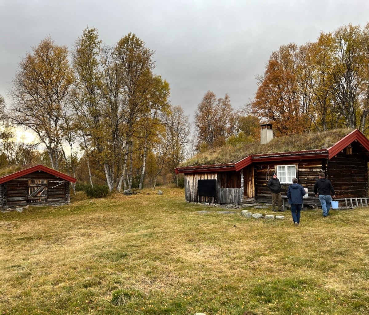 Cabin on farmland