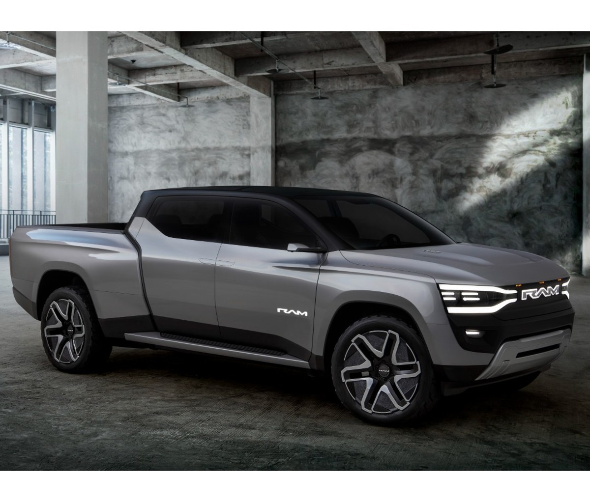 Silver Ram electric truck 
